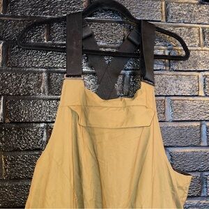 The North Face Olive Green Men's Bib overalls  Size Mens XL